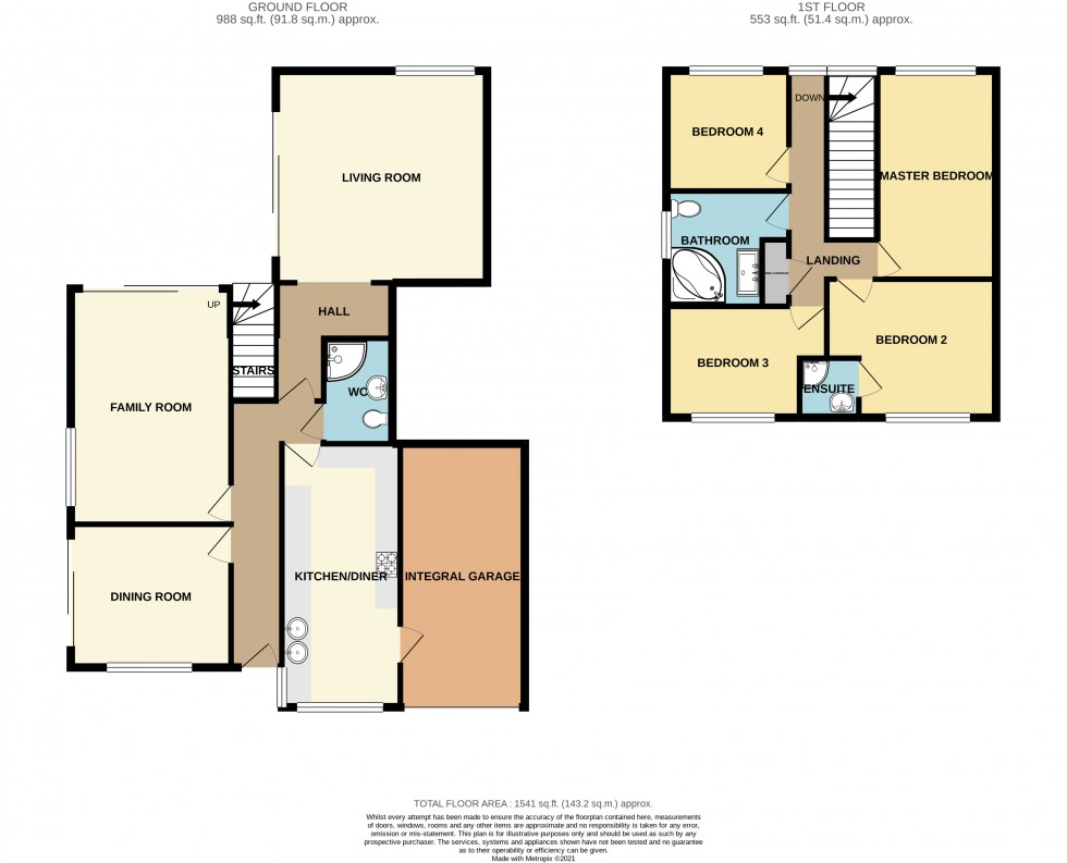 Floorplan for Calcot, Reading, Berkshire