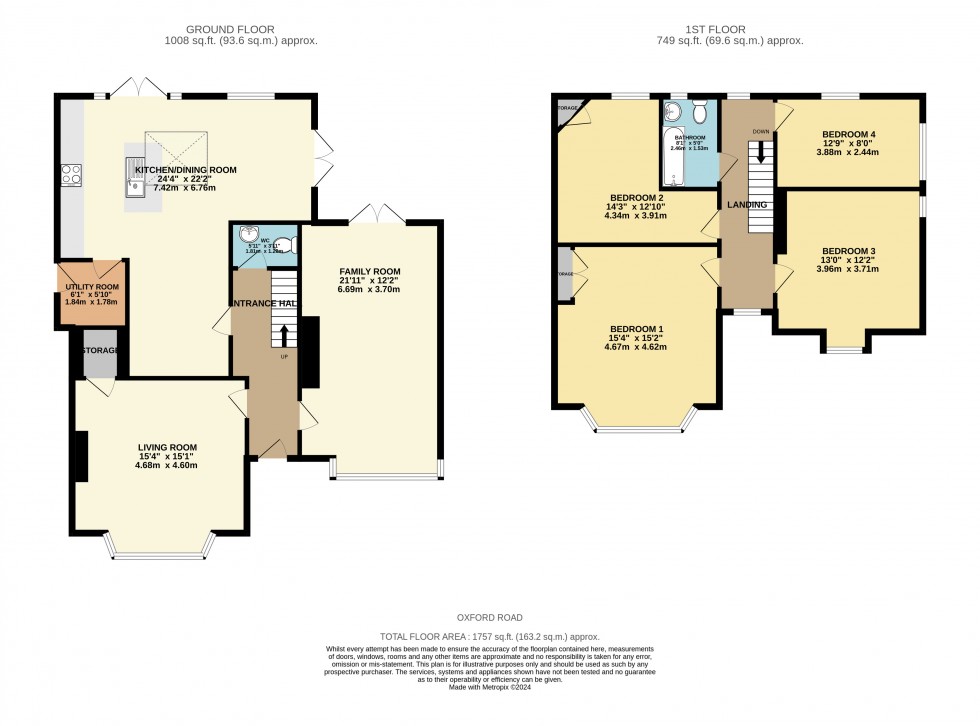 Floorplan for Tilehurst, Reading, Berkshire