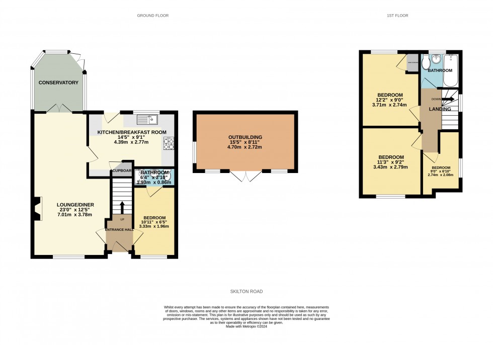 Floorplan for Tilehurst, Reading, Berkshire