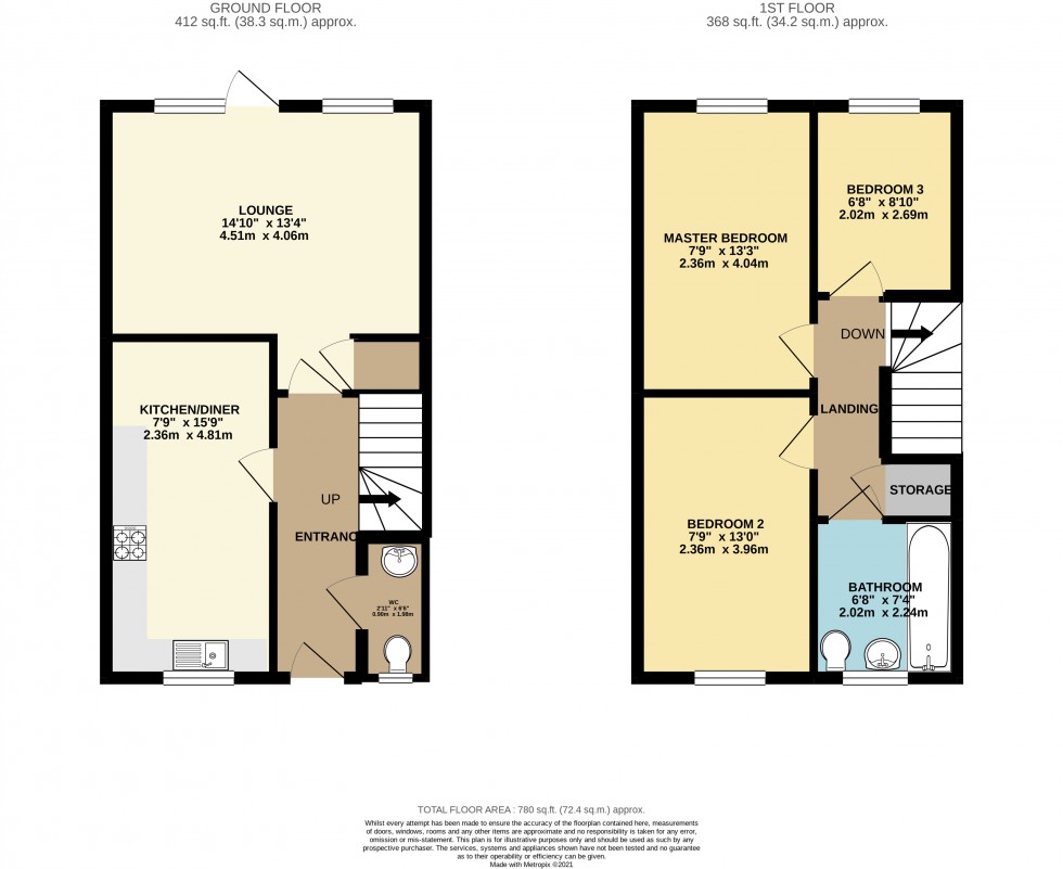 Floorplan for Tilehurst, Reading, Berkshire