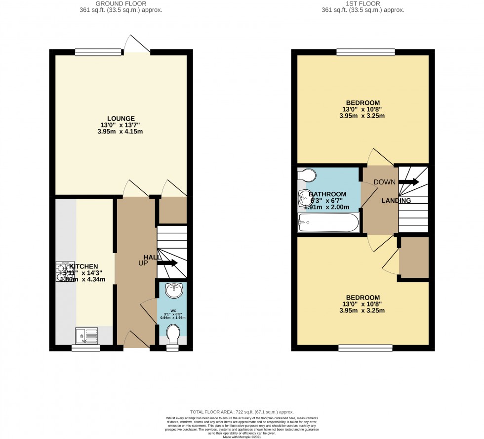 Floorplan for Tilehurst, Reading, Berkshire