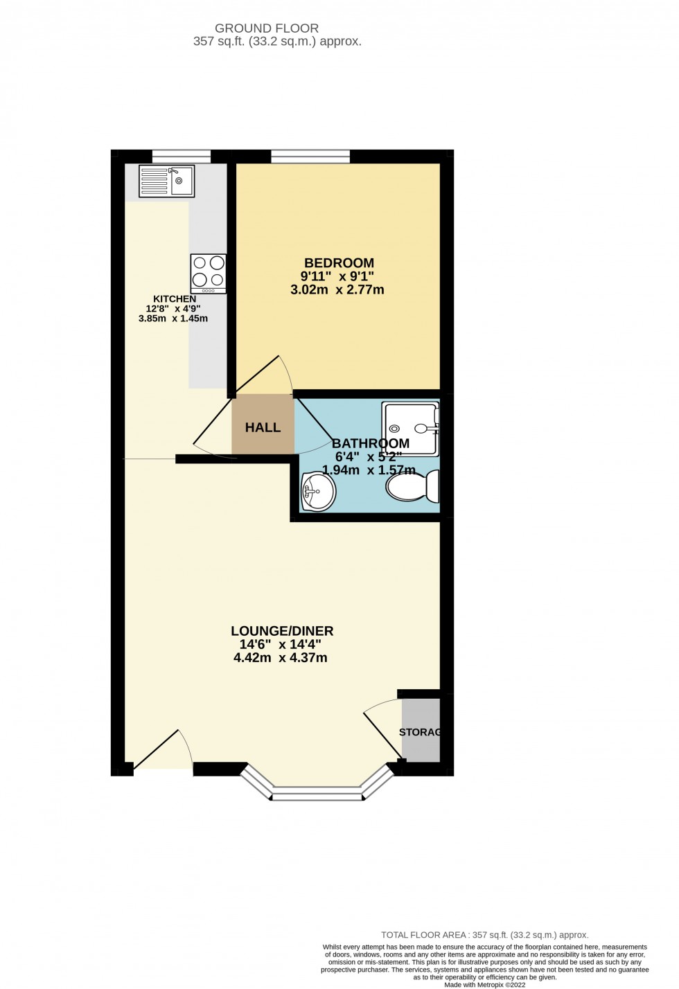 Floorplan for George Street, Reading, Berkshire