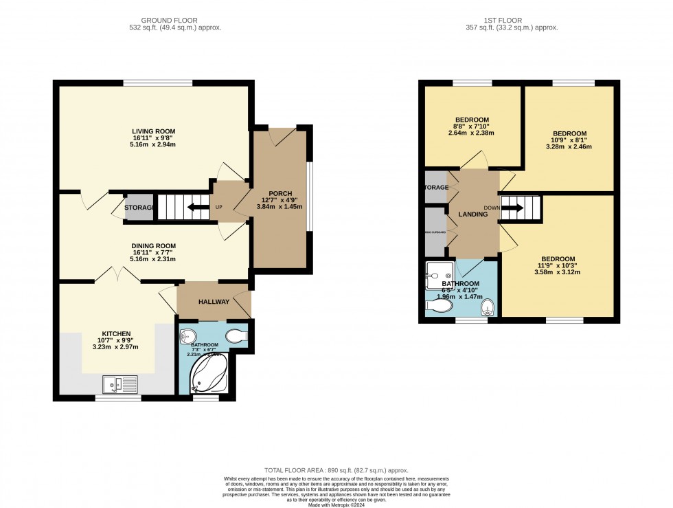 Floorplan for Tilehurst, Reading, Berkshire