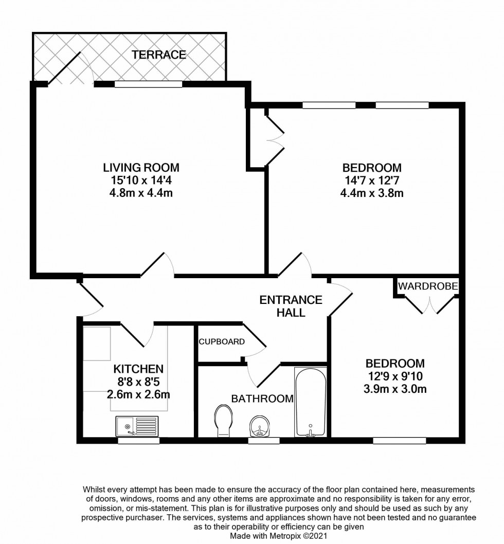 Floorplan for Bath Road, Reading, Berkshire