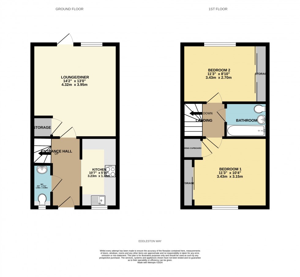 Floorplan for Tilehurst, Reading, Berkshire