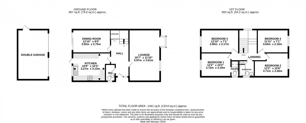 Floorplan for Lower Earley, Reading, Berkshire