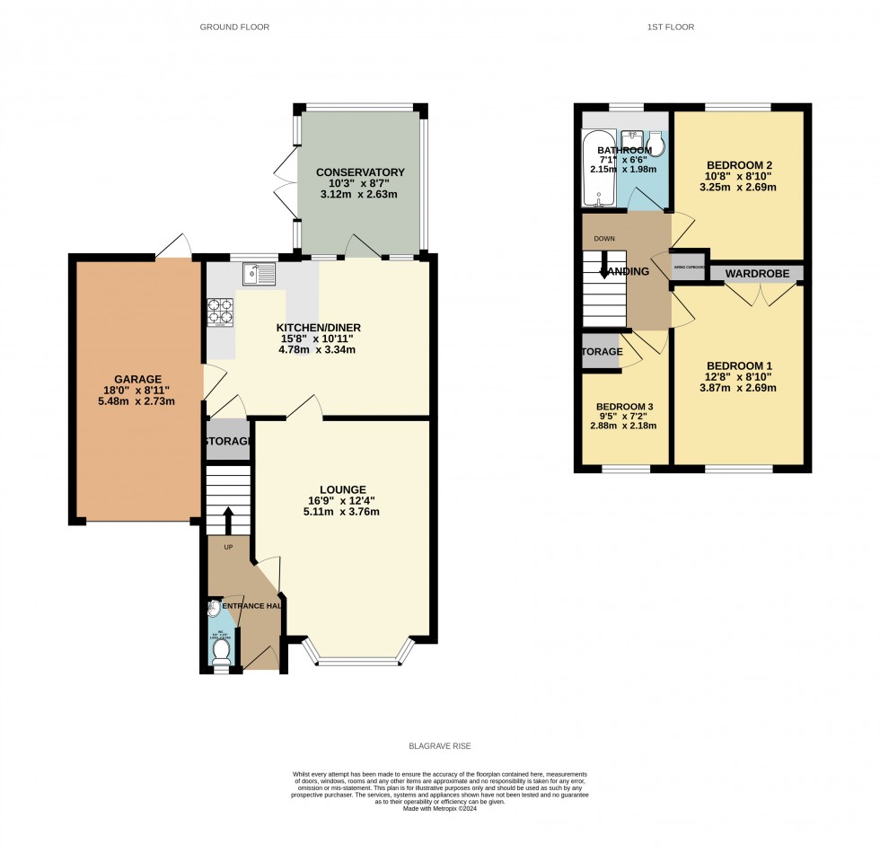 Floorplan for Tilehurst, Reading, Berkshire