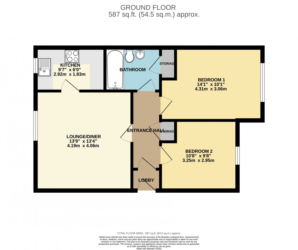 Floorplan for Rembrandt Way, Reading, Berkshire