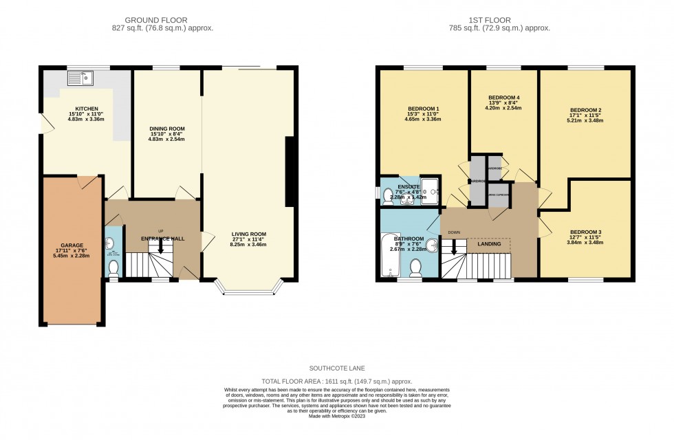 Floorplan for Southcote Lane, Reading, Berkshire