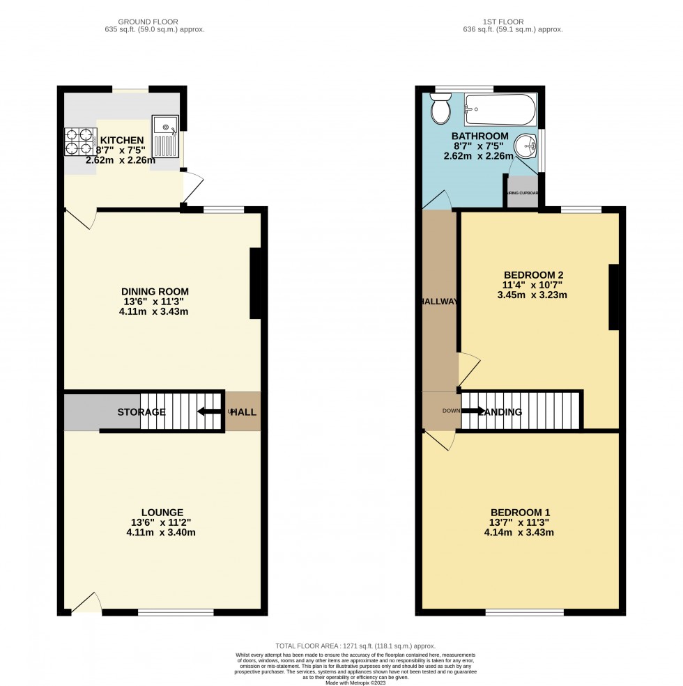 Floorplan for Beecham Road, Reading, Berkshire