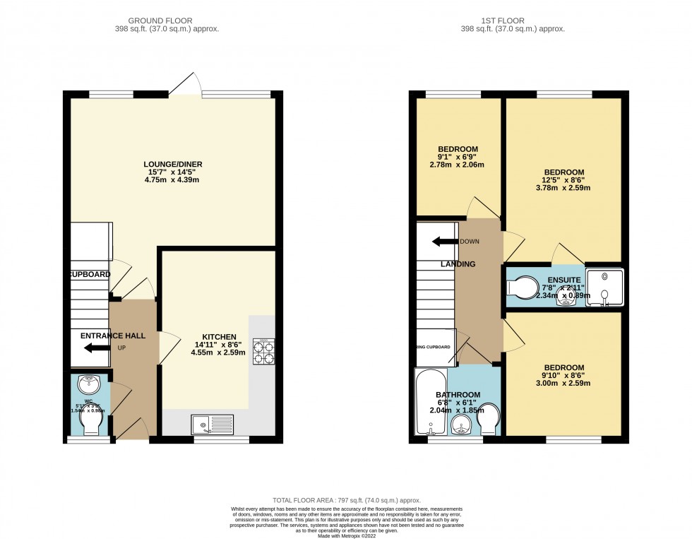 Floorplan for Tilehurst, Reading, Berkshire