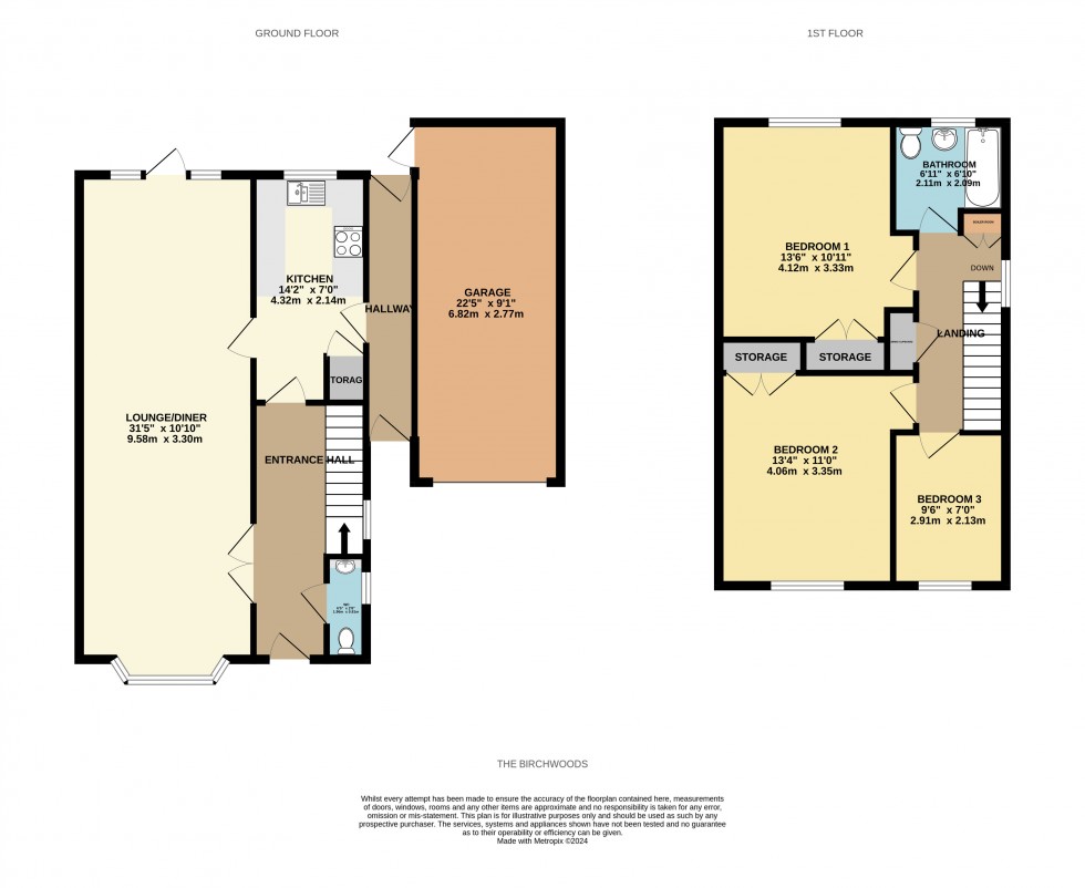 Floorplan for Tilehurst, Reading, Berkshire