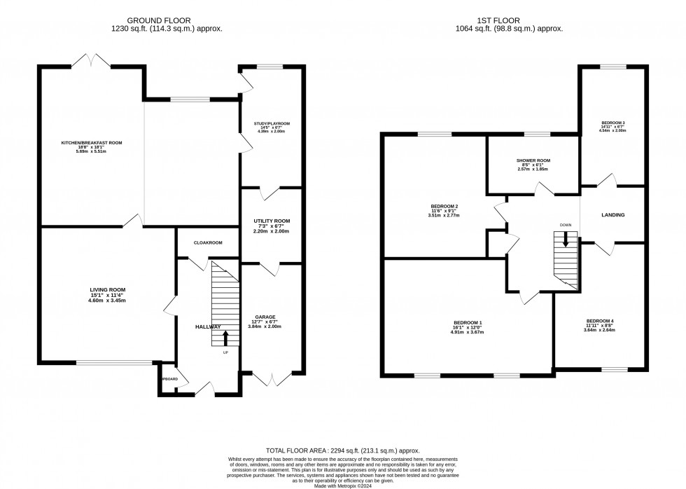 Floorplan for Woodley, Reading, Berkshire