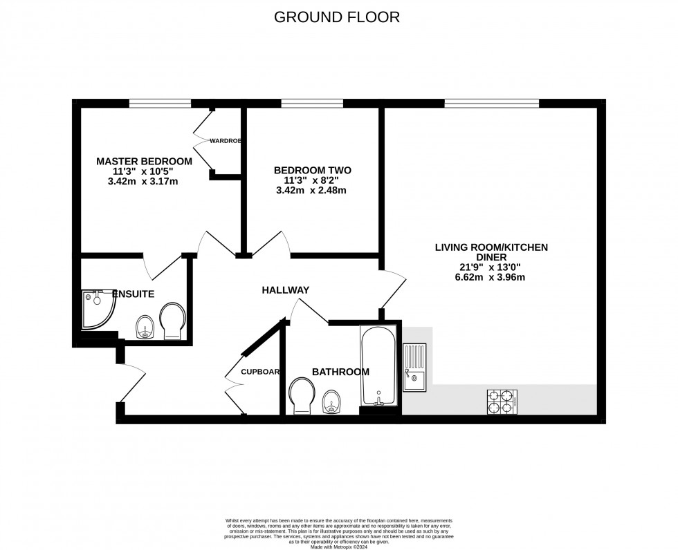 Floorplan for Ashville Way, Wokingham, Berkshire