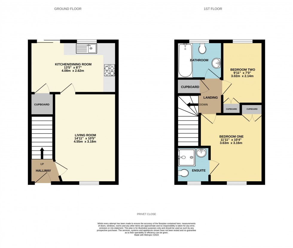 Floorplan for Lower Earley, Reading, Berkshire