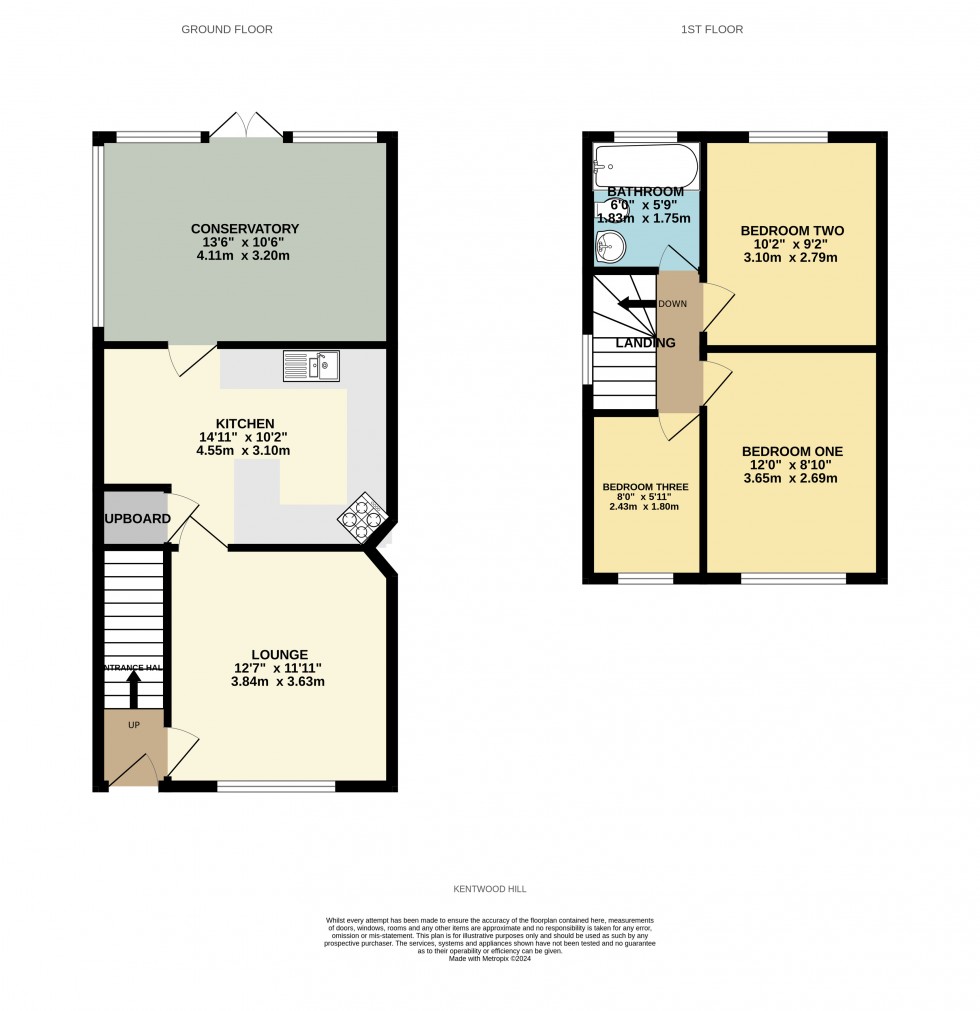 Floorplan for Tilehurst, Reading, Berkshire