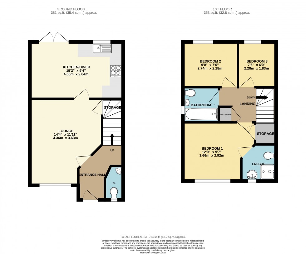 Floorplan for Bramley, Tadley, Hampshire