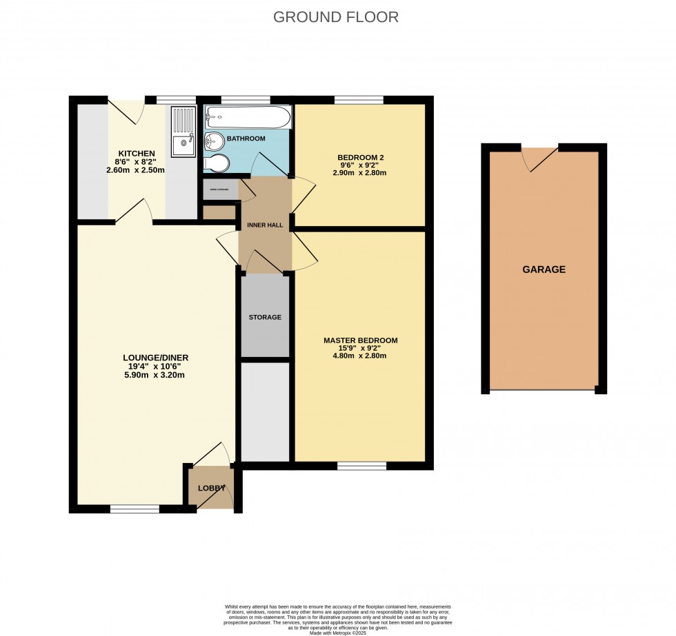 Floorplan for Lower Earley, Reading, Berkshire