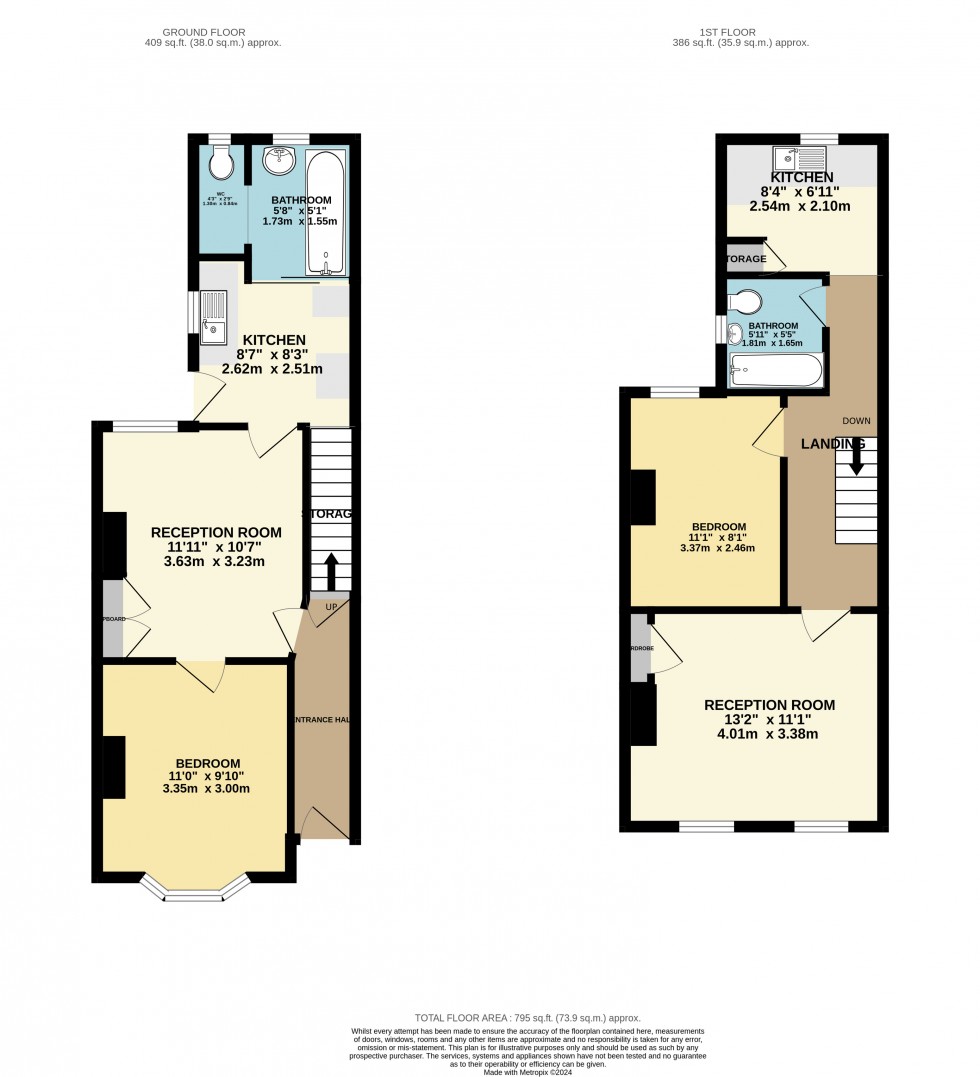 Floorplan for Audley Street, Reading, Berkshire