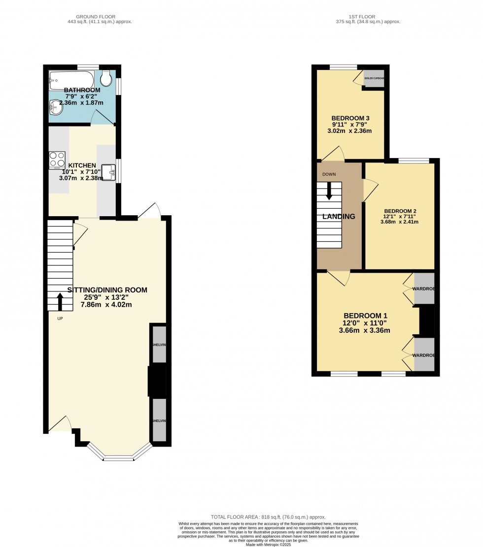 Floorplan for Catherine Street, Reading, Berkshire