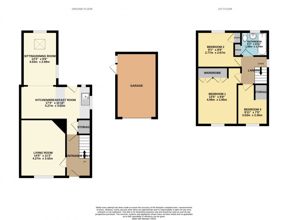 Floorplan for Tilehurst, Reading, Berkshire