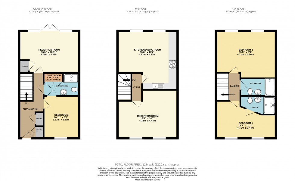 Floorplan for Spencers Wood, Reading, Berkshire