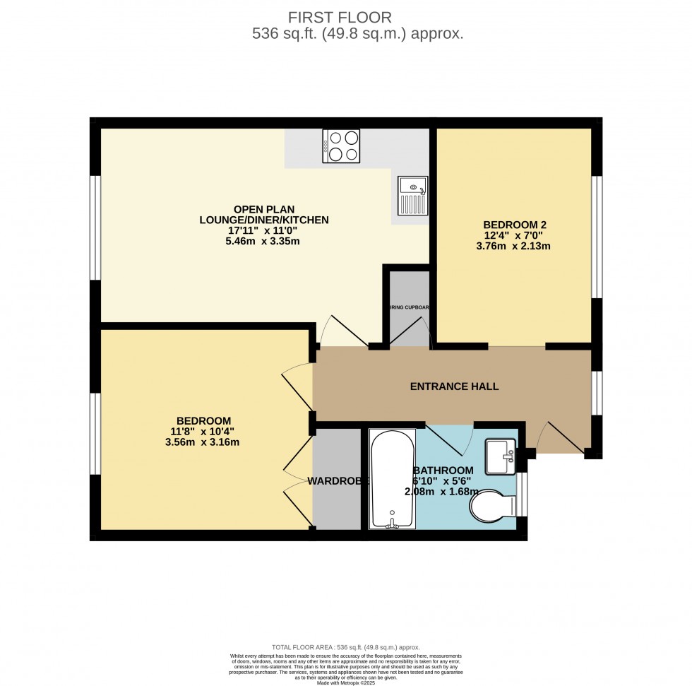 Floorplan for Baron Court, Reading, Berkshire