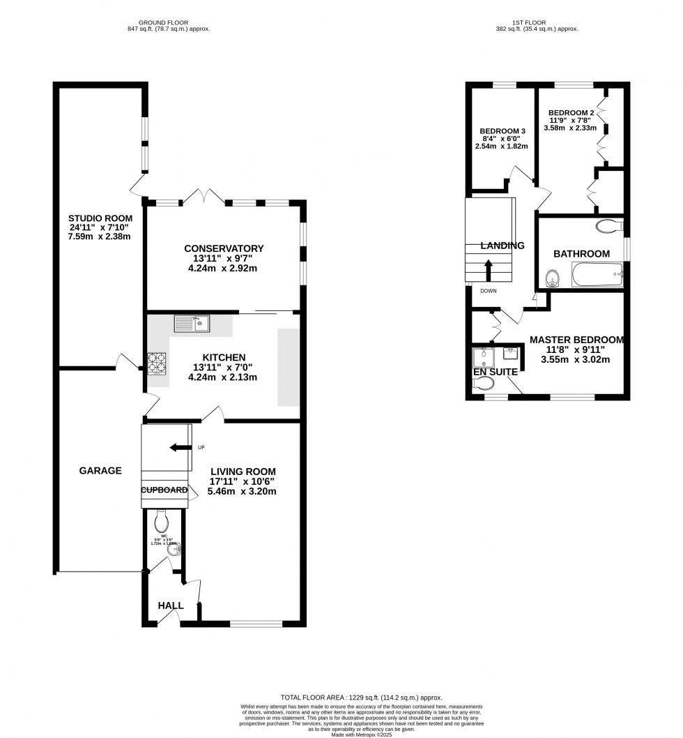 Floorplan for Lower Earley, Reading, Berkshire