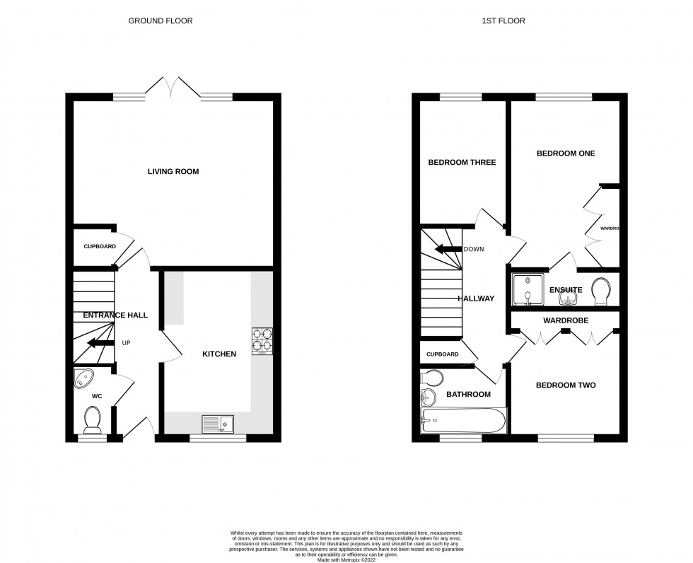 Floorplan for Three Mile Cross, Reading, Berkshire