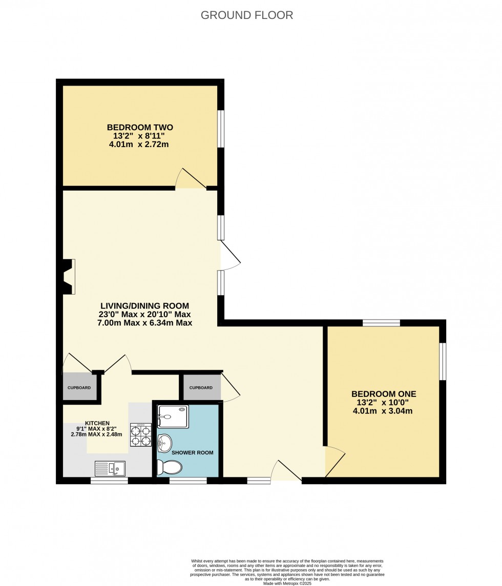 Floorplan for Lower Earley, Reading, Berkshire