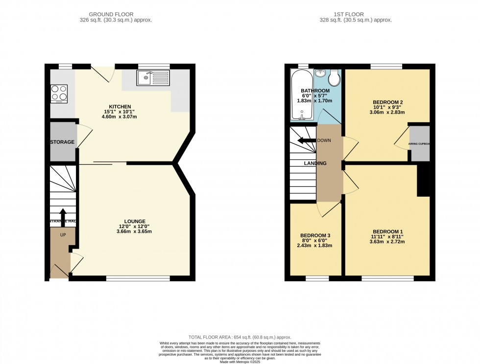 Floorplan for Tilehurst, Reading, Berkshire