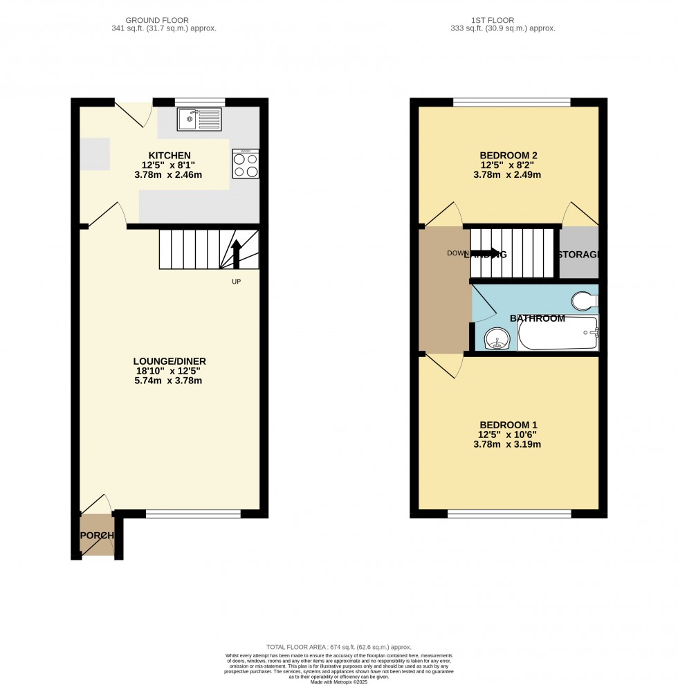 Floorplan for Tilehurst, Reading, Berkshire