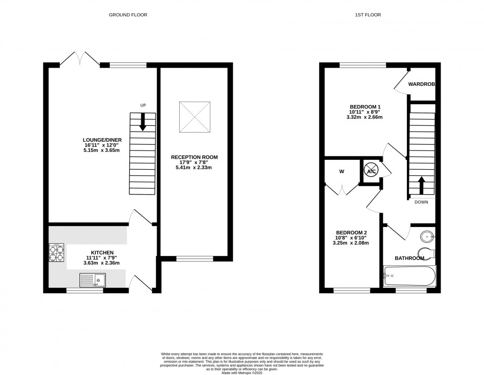 Floorplan for Lower Earley, Reading, Berkshire