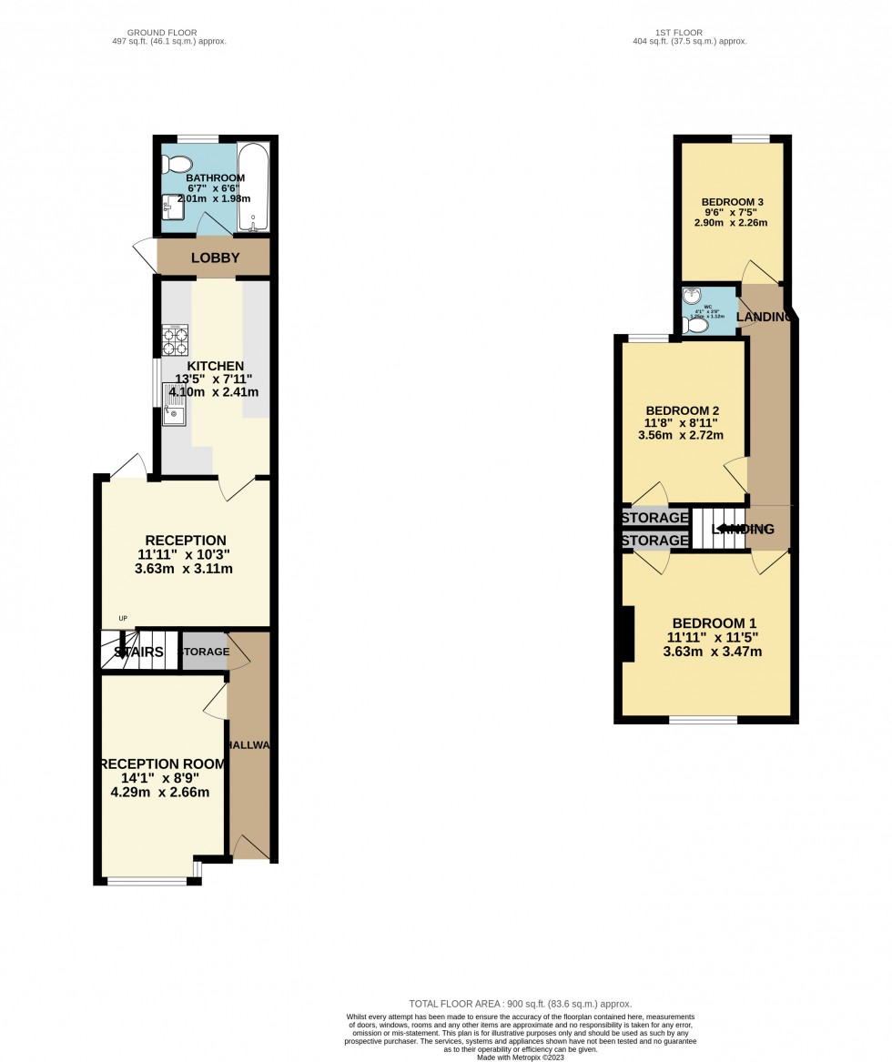 Floorplan for Connaught Road, Reading, Berkshire