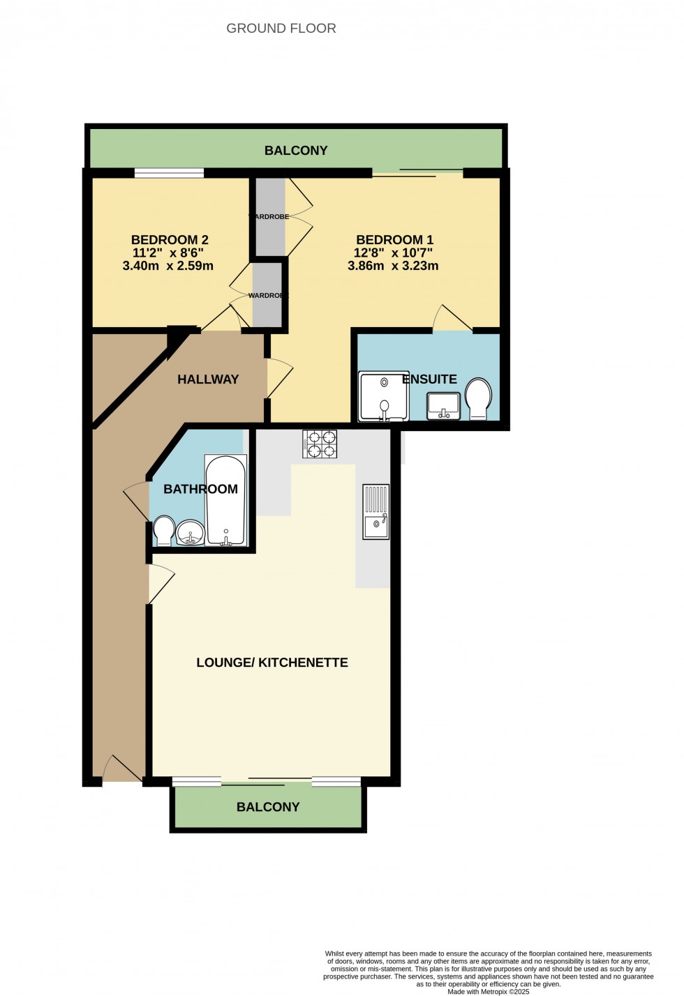 Floorplan for Branagh Court, Reading, Berkshire