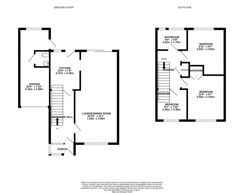 Floorplan for Hollydale Close, Reading, Berkshire