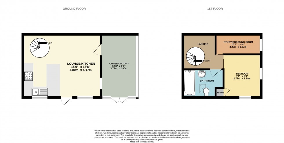 Floorplan for Lower Earley, Reading, Berkshire